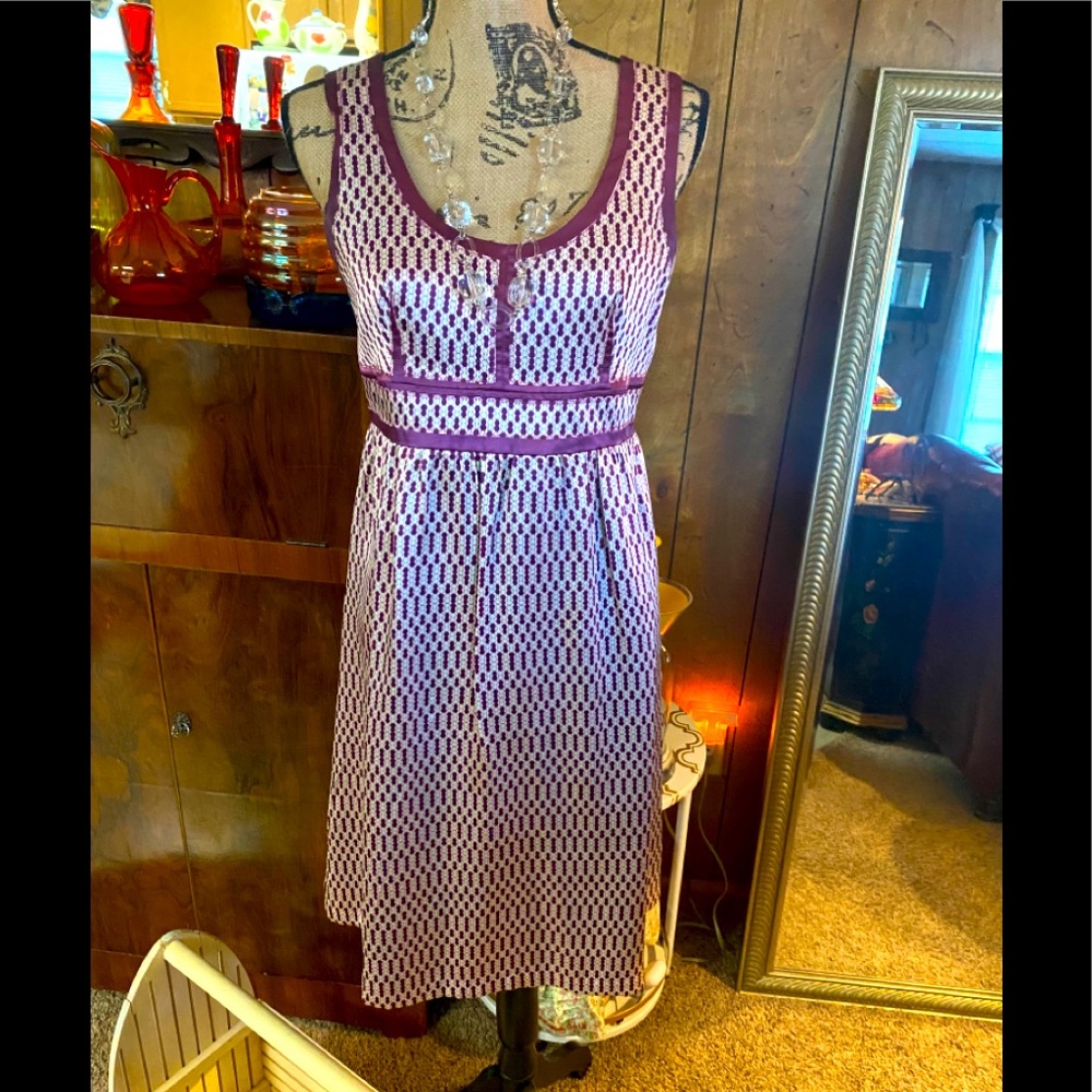 Beautiful vintage silk empire waist A line dress